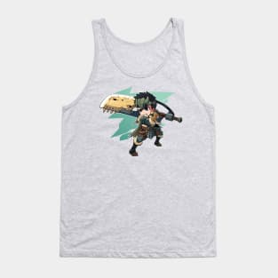 Monster Hunter Chibi Great Sword Tank Top